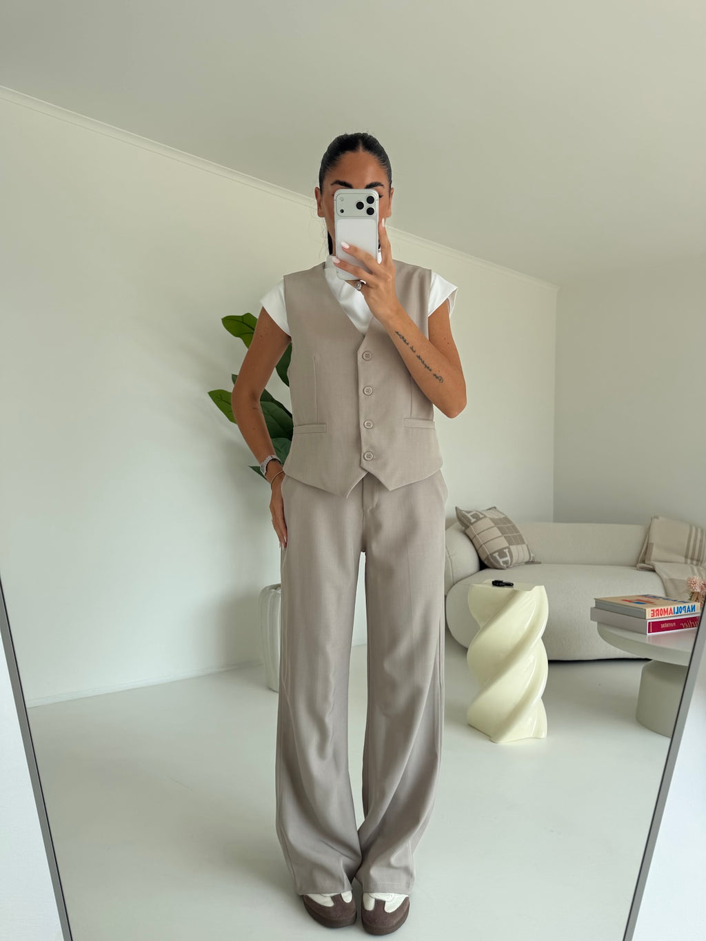 COORDINATO OFFICE TAUPE
