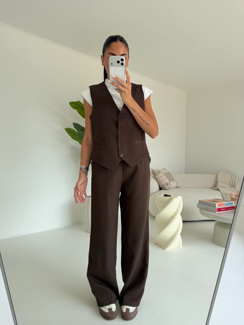 COORDINATO OFFICE CHOCO
