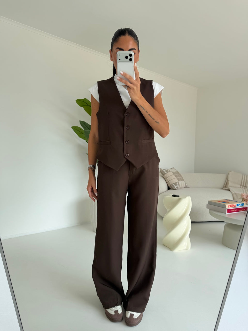 COORDINATO OFFICE CHOCO