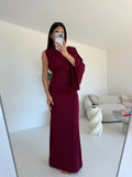 ABITO LONGUETTE SORAYA BORDEAUX