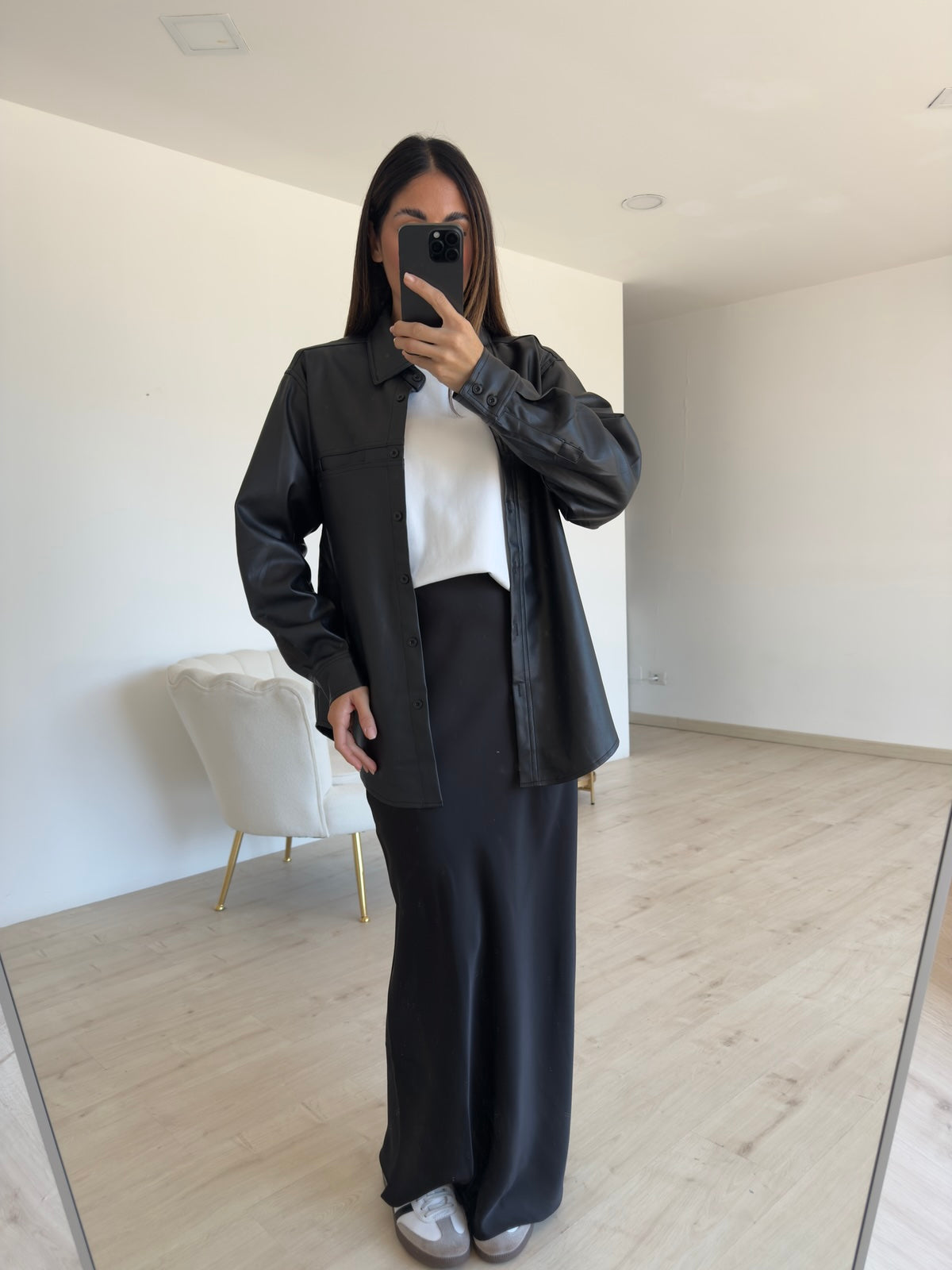 23960JJ-GONNA SATIN NERA