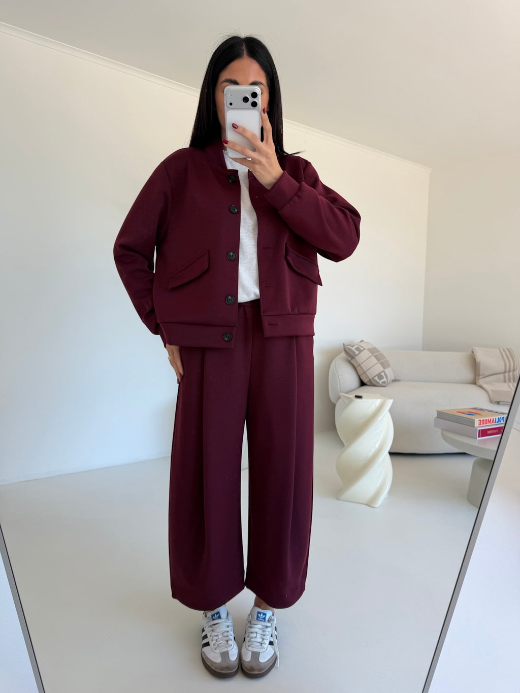 COORDINATO ELISABETH BORDEAUX
