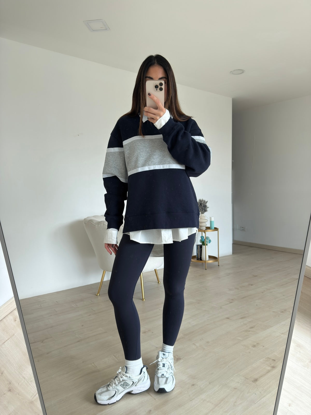 SHR603-LEGGINS MODELLANTE NAVY