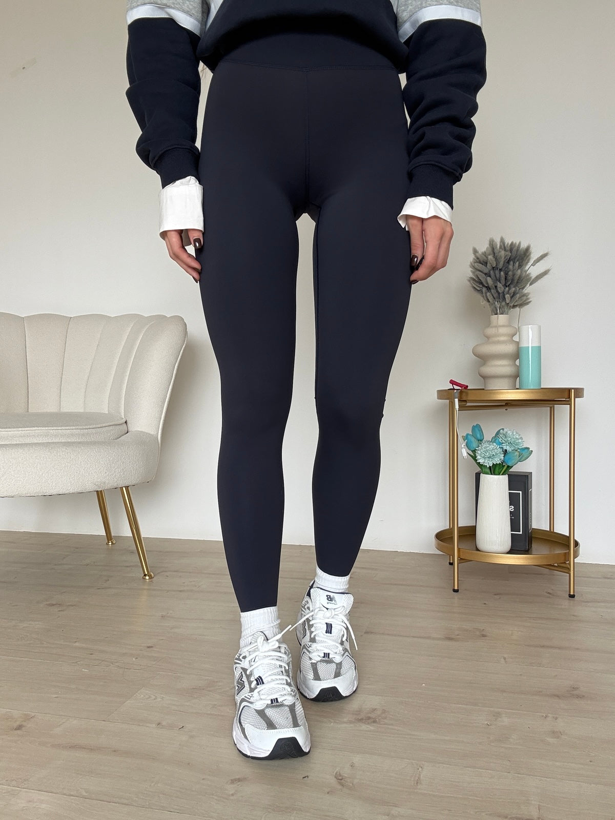 SHR603-LEGGINS MODELLANTE NAVY