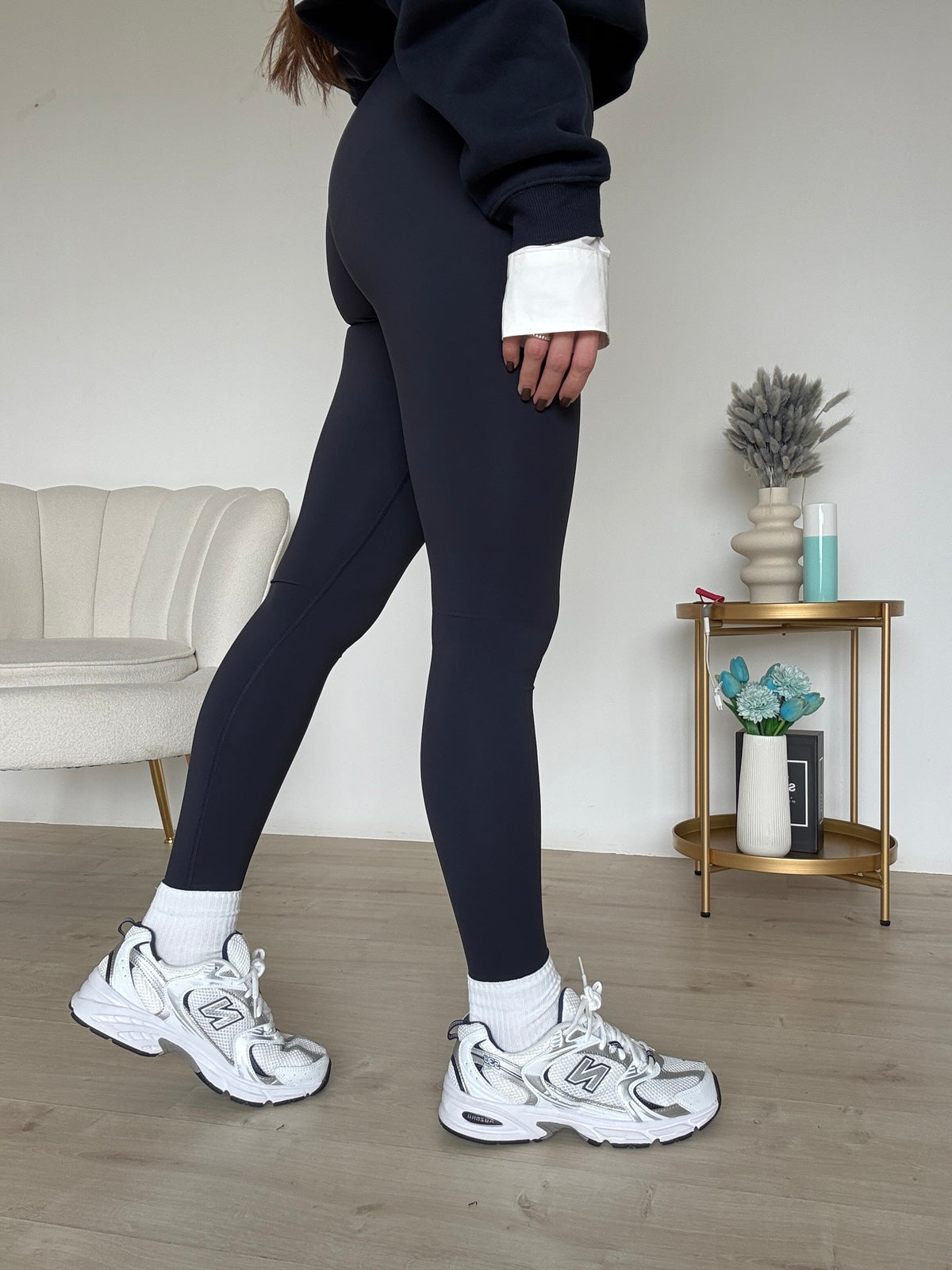 SHR603-LEGGINS MODELLANTE NAVY