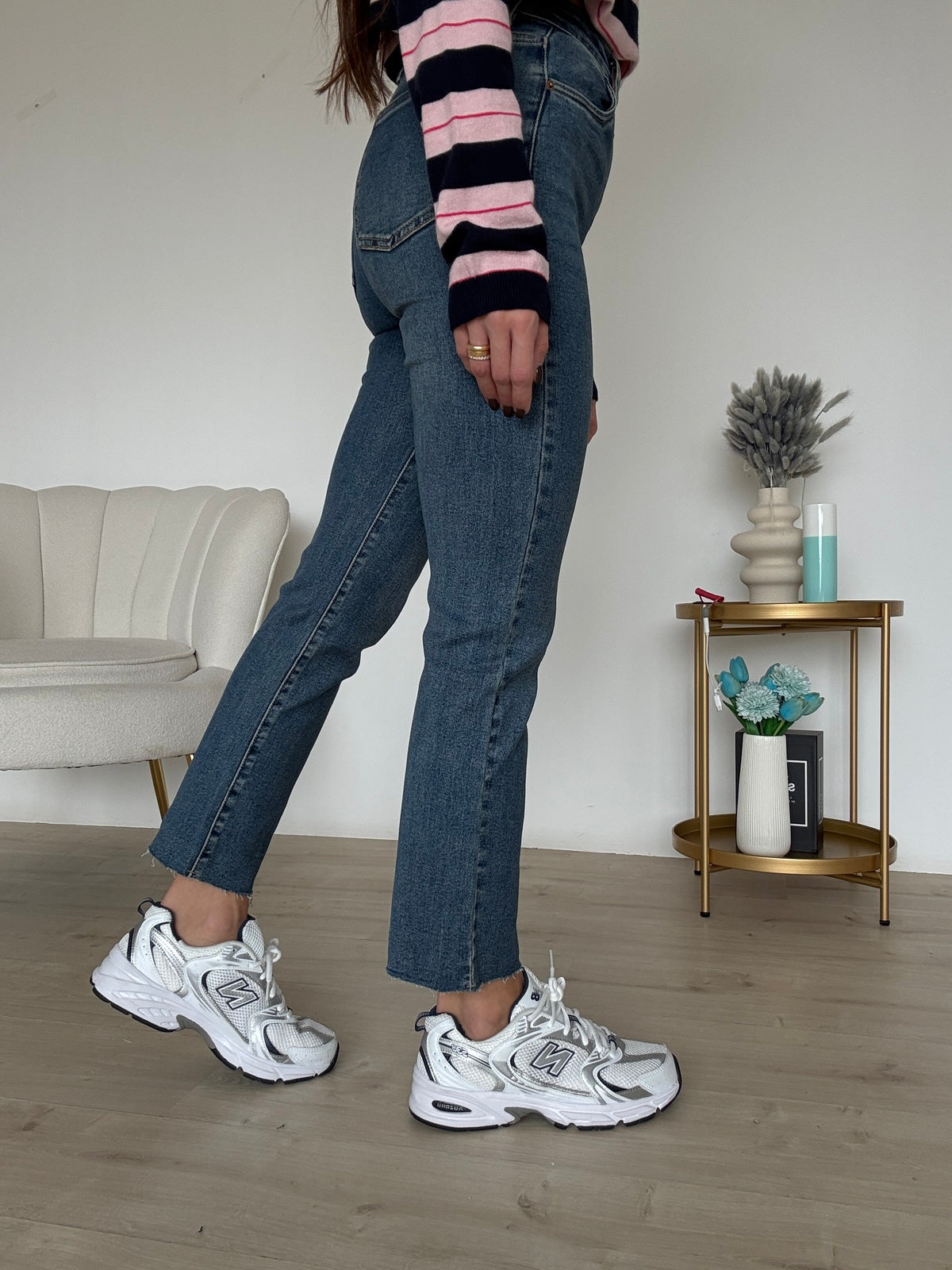 8938-JEANS TAGLIO VIVO SAMIRA