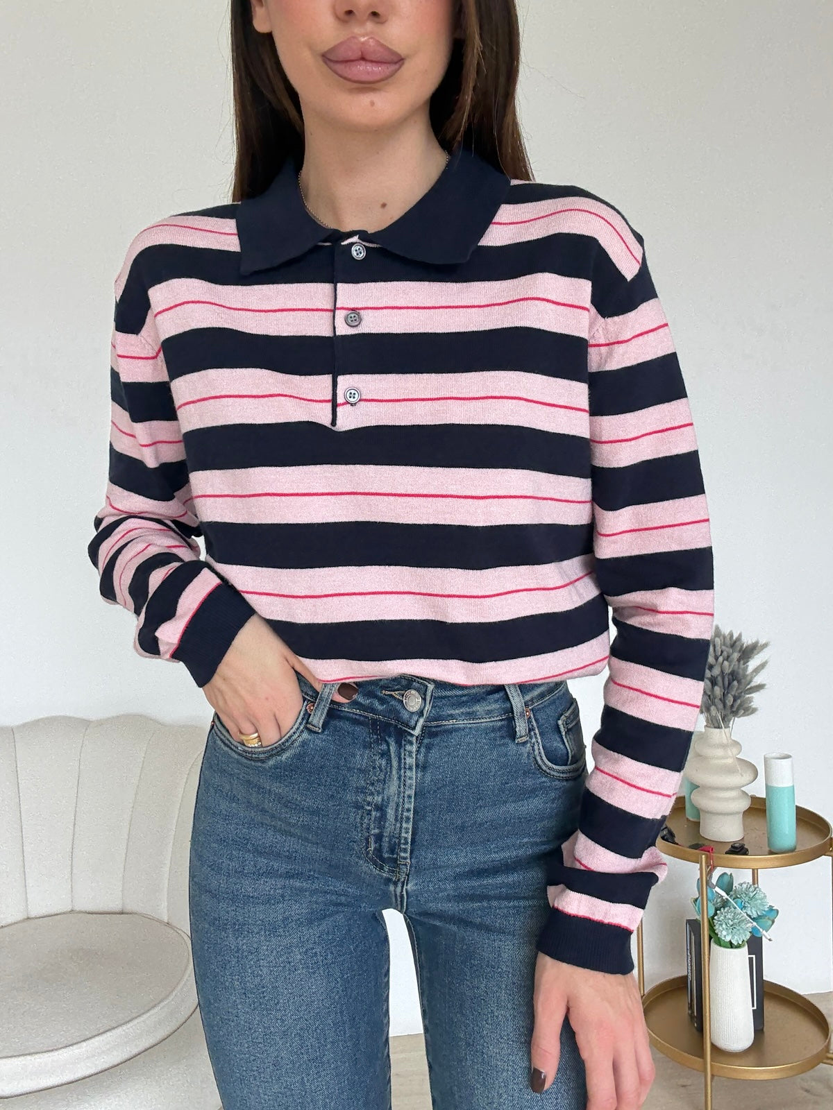 YP1808-POLO TREVISO PINK