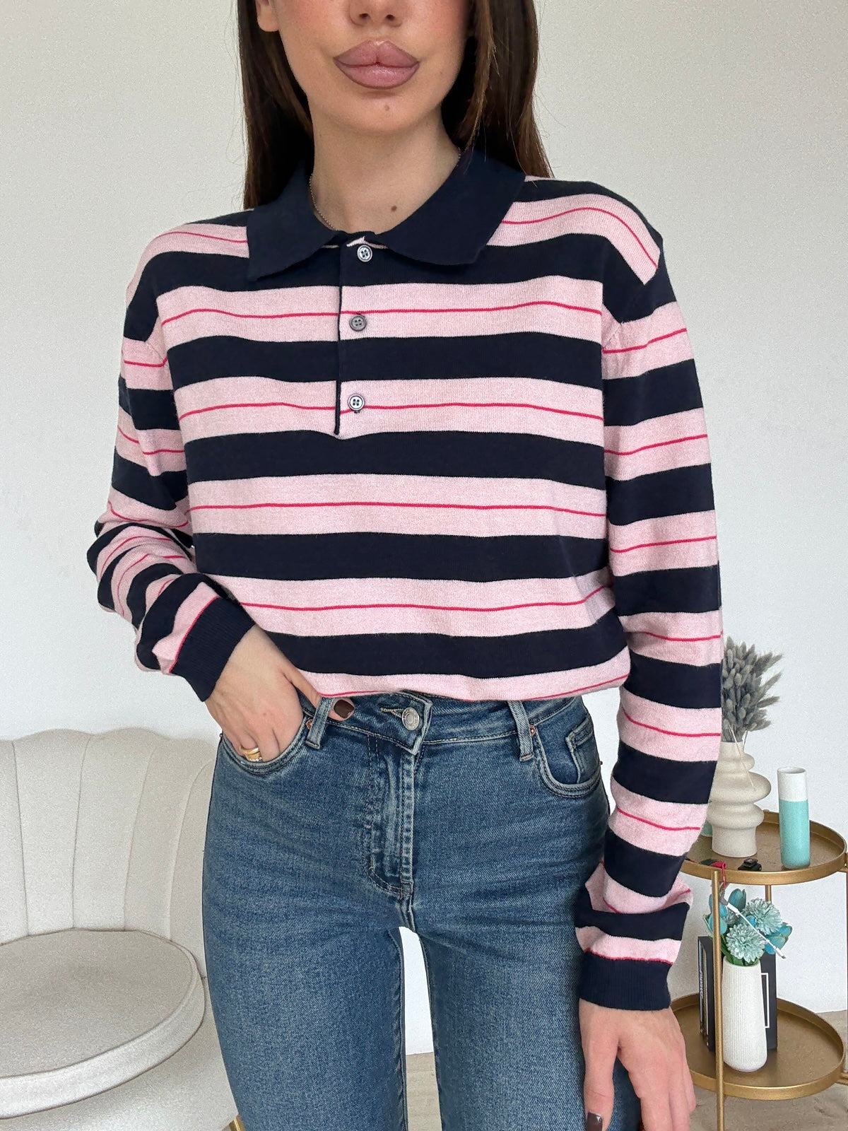 YP1808-POLO TREVISO PINK