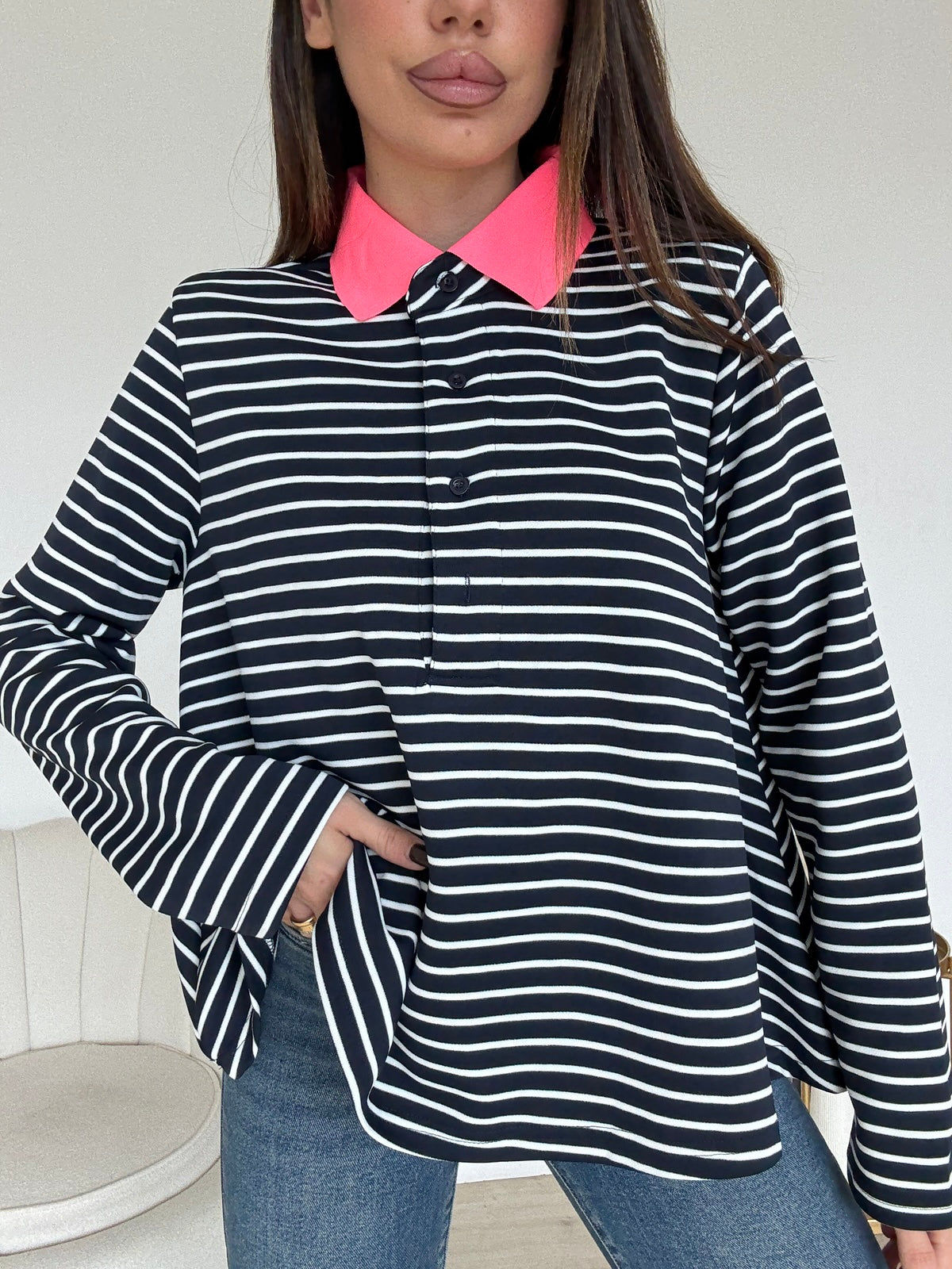 TOP3301-POLO AFRODITE NAVY