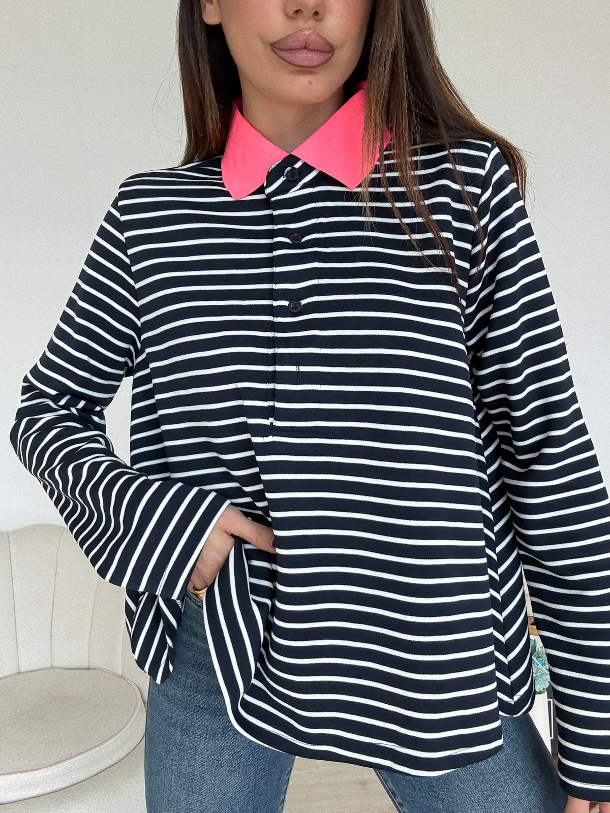 TOP3301-POLO AFRODITE NAVY