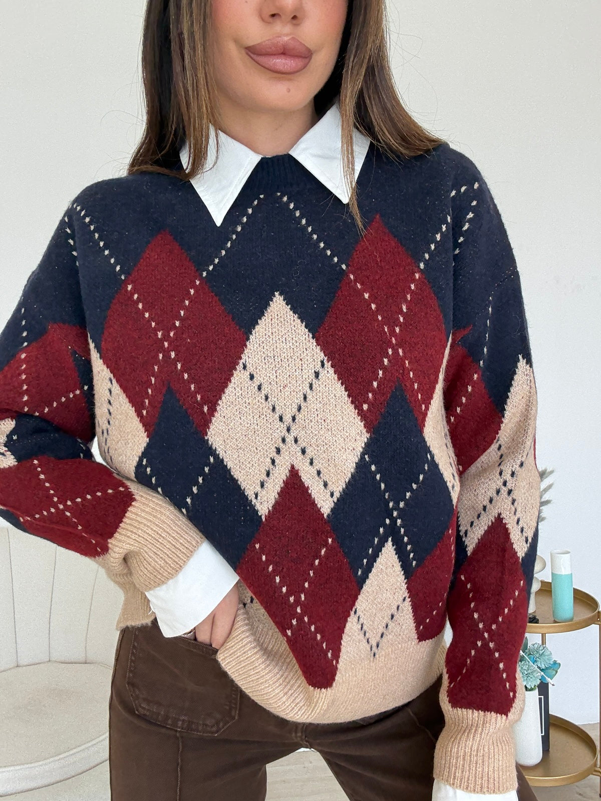 AN66404-PULL DUOMO NAVY