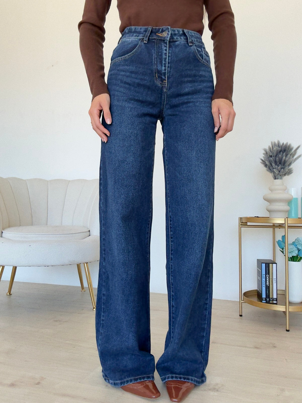 T265-JEANS PALAZZO ANGELINA