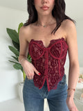 7849/1960-CORPETTO VELVET BORDEAUX