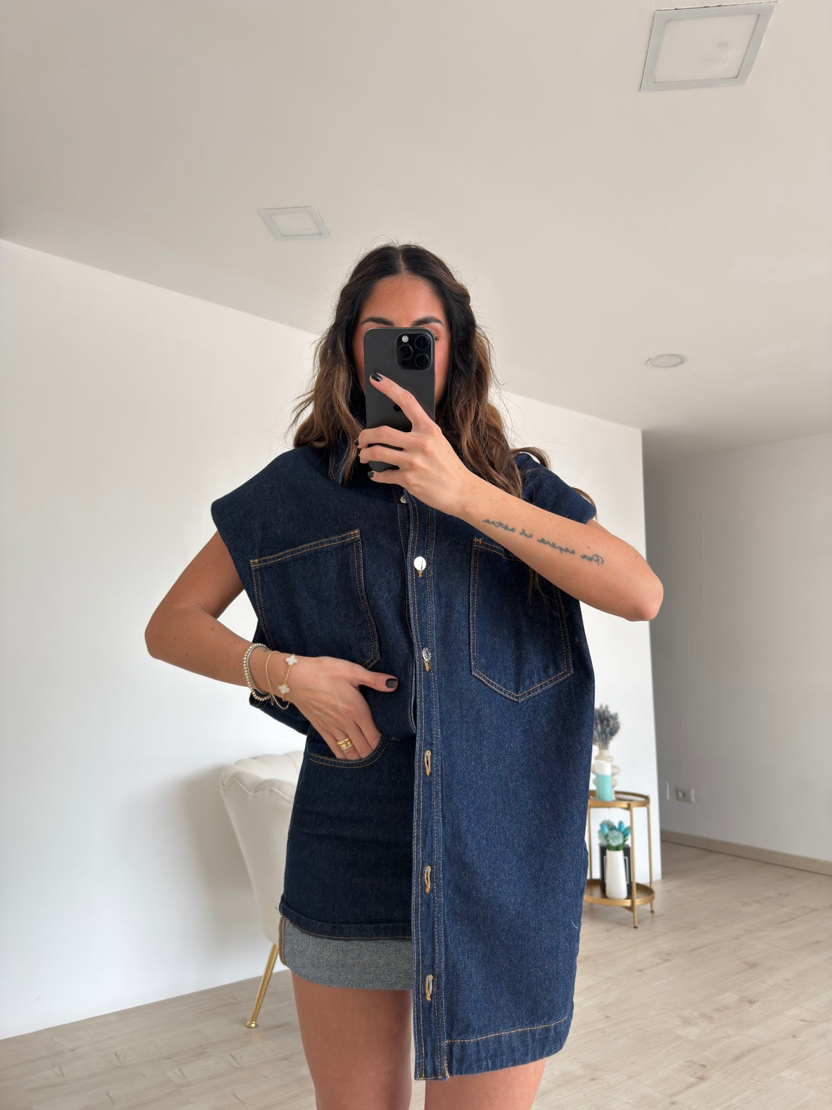 AN010-SMANICATO SENSE BLU DENIM