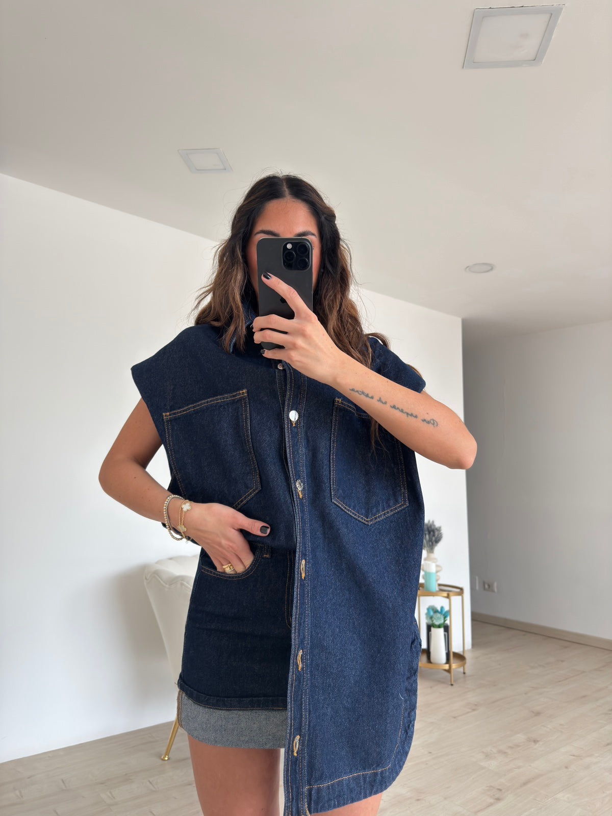 AN010-SMANICATO SENSE BLU DENIM
