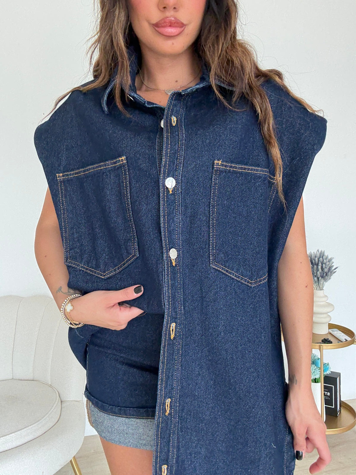 AN010-SMANICATO SENSE BLU DENIM