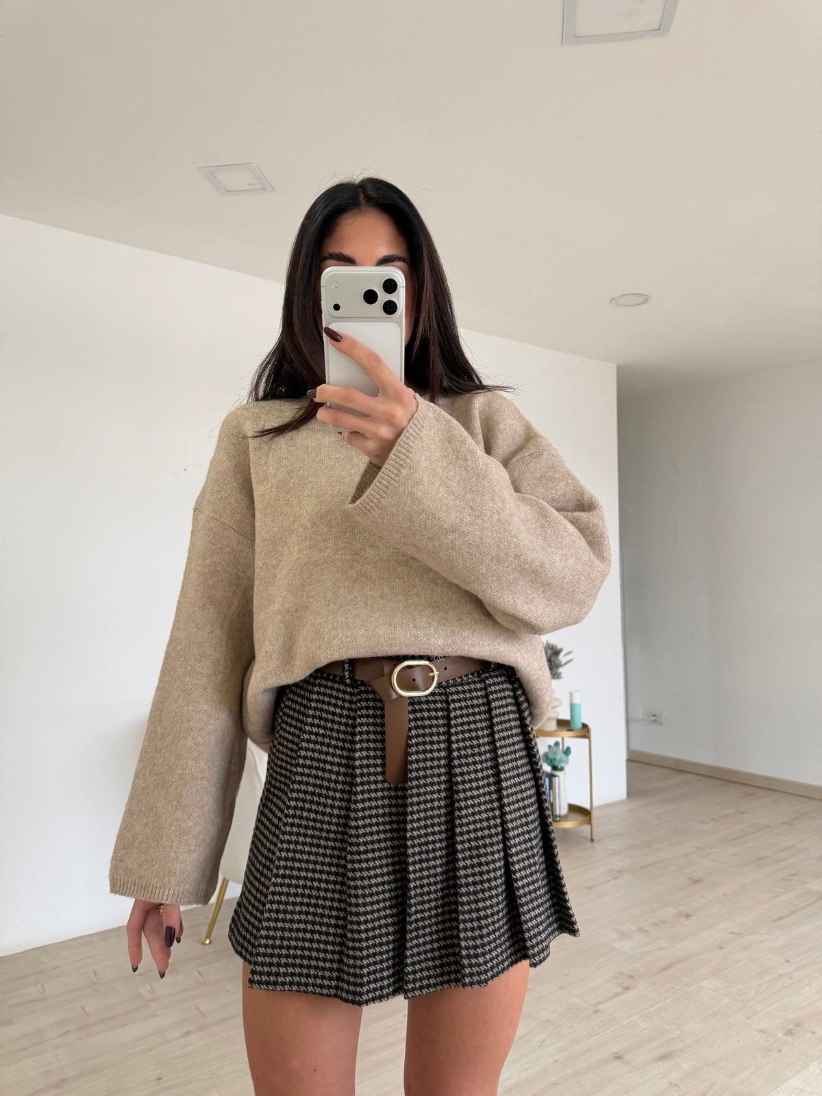 MINI GONNA-SHORT SEASON NERA