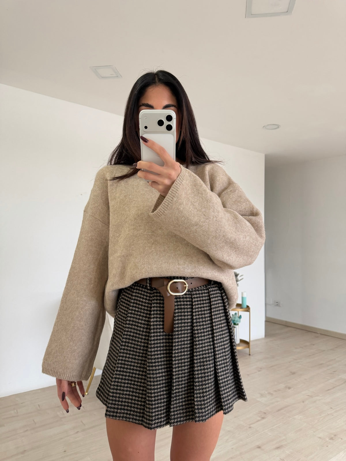 MINI GONNA-SHORT SEASON NERA