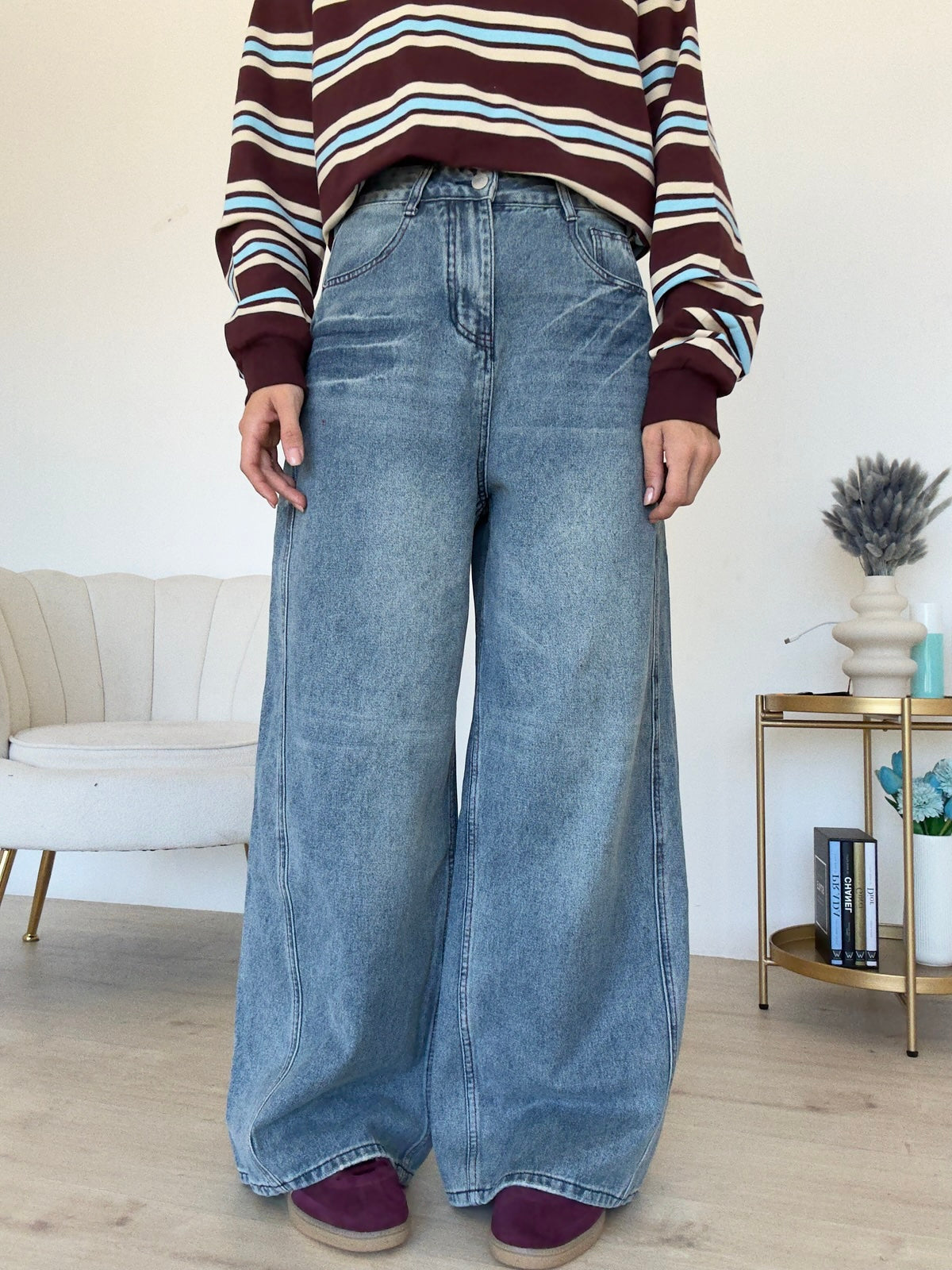 M8285-JEANS BAGGY AROMA