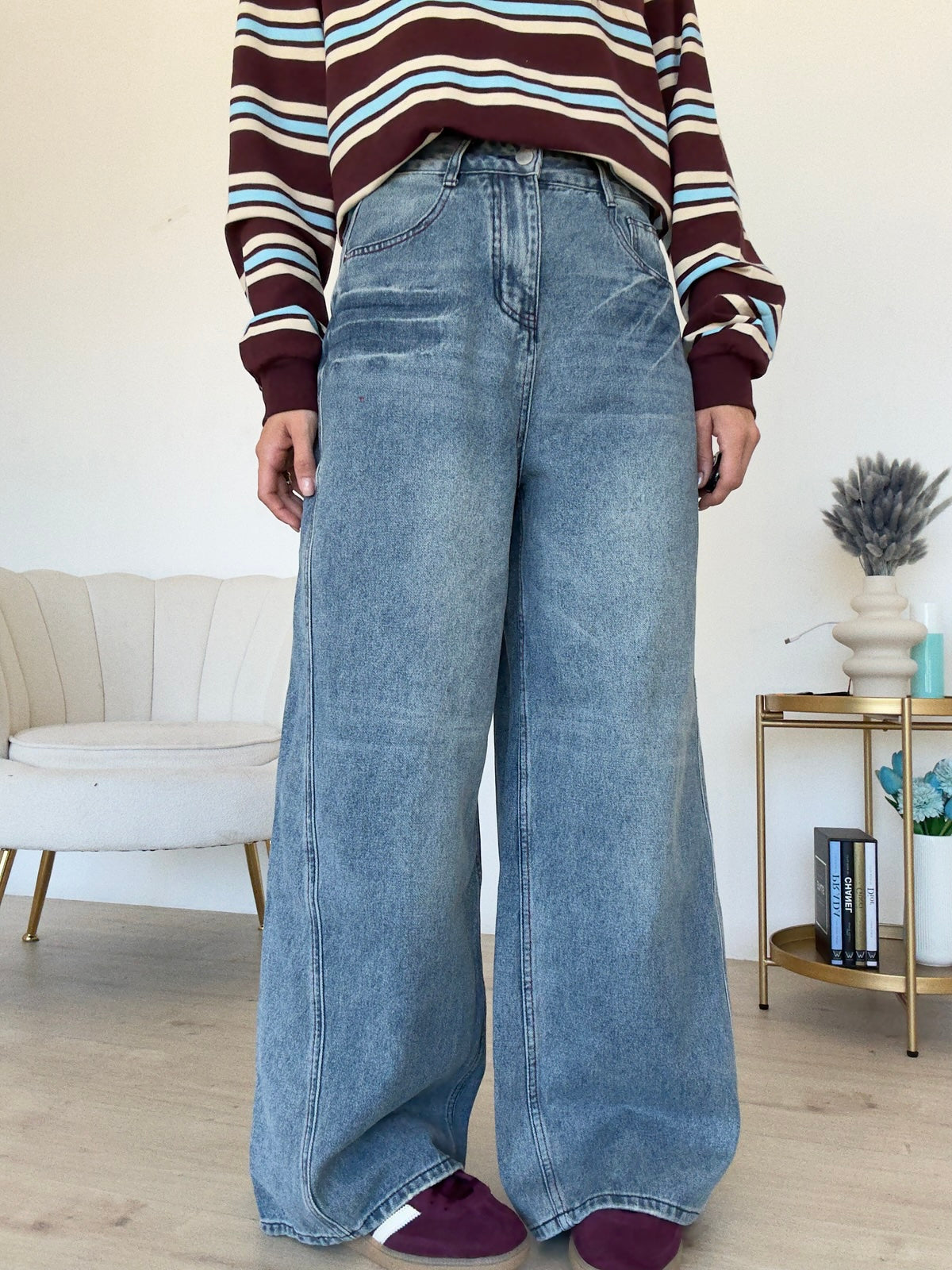 M8285-JEANS BAGGY AROMA