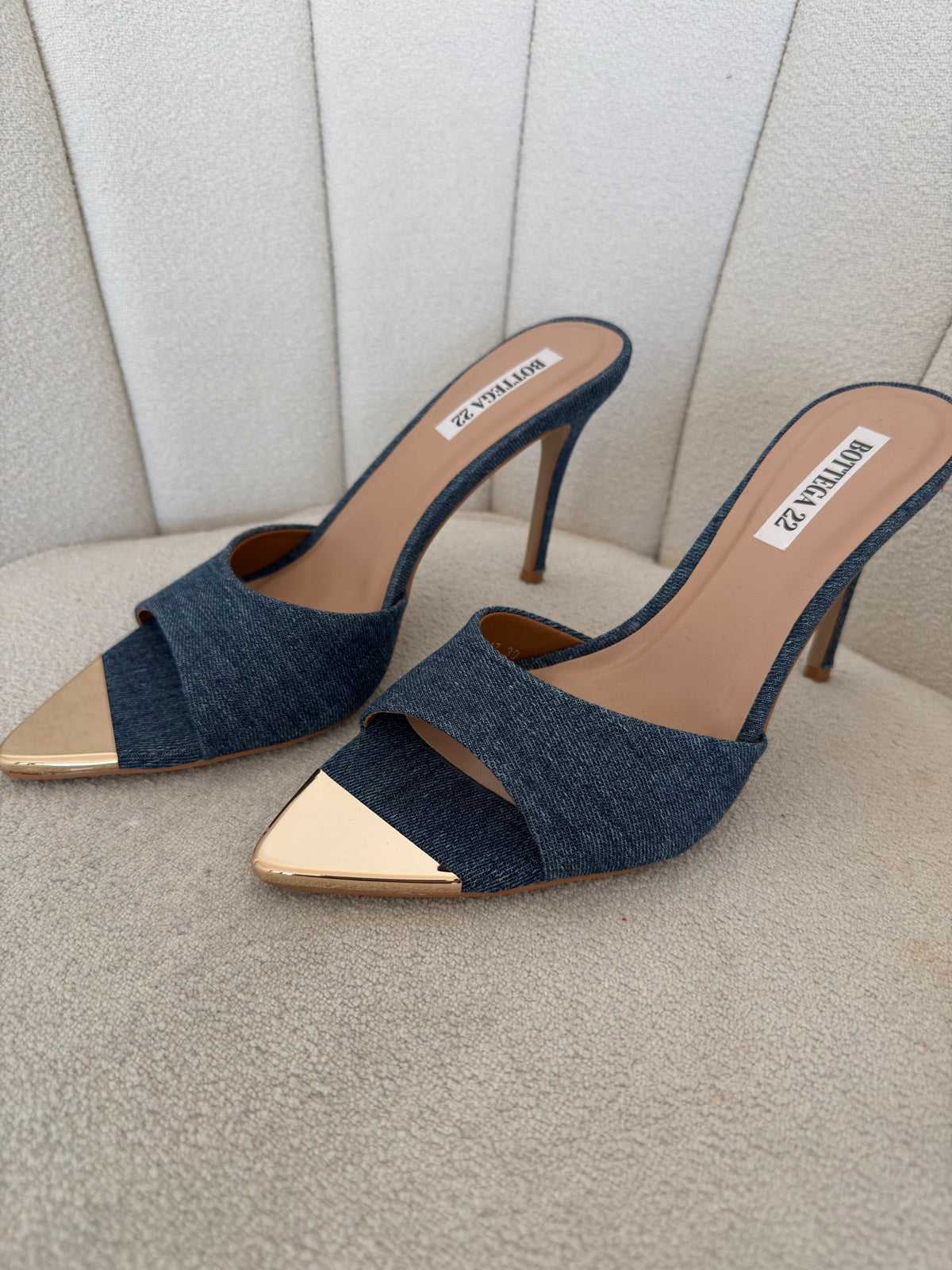 ASTRA-SANDALO CON TACCO DENIM