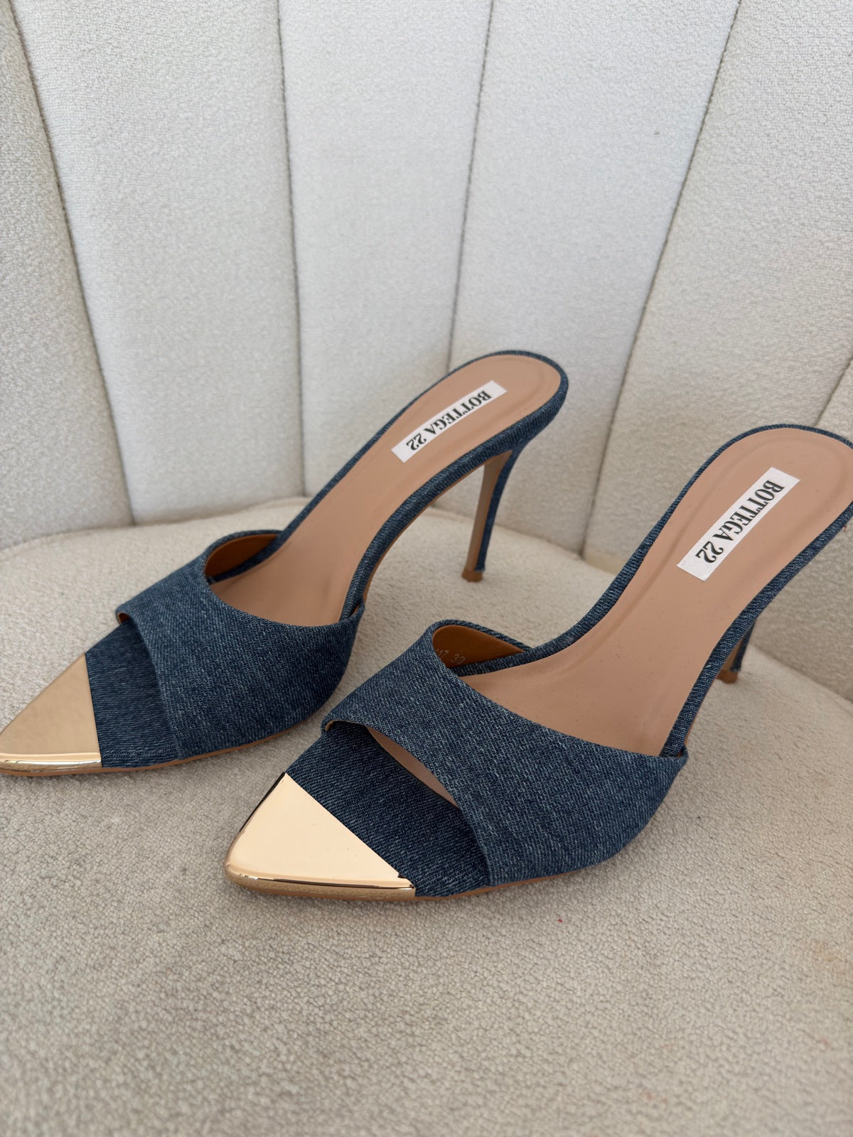 ASTRA-SANDALO CON TACCO DENIM