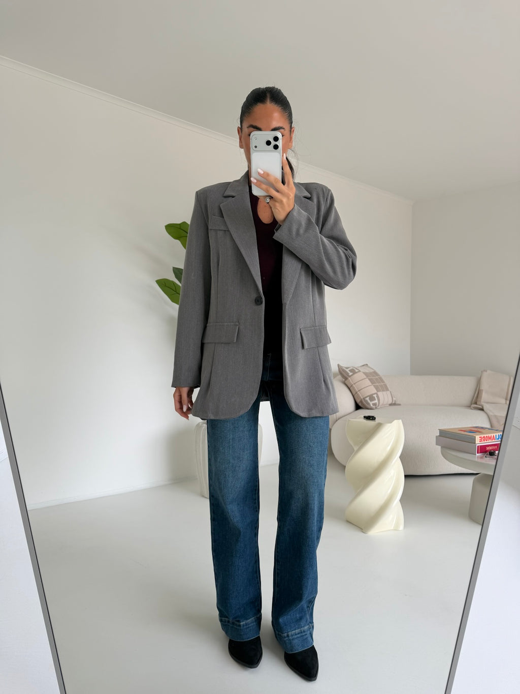 BLAZER OVERSIZE GREY