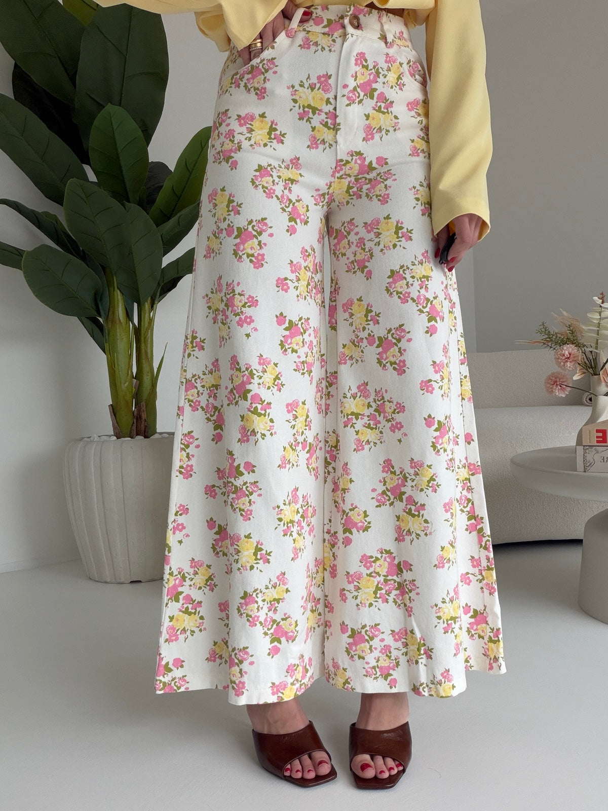 35396-1-JEANS PALAZZO FLOWERS