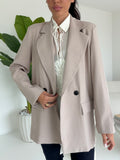 BLAZER DOPPIO BOTTONE TAUPE