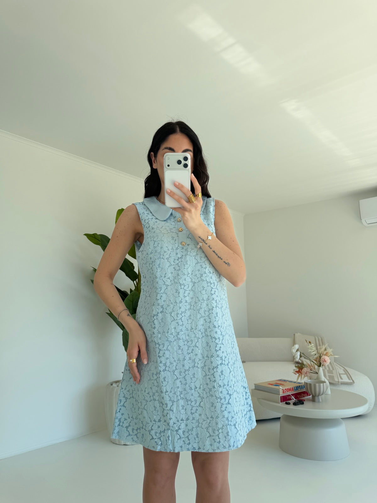 VMCJ-9846-MINI ABITO WINDSOR PASTELLO
