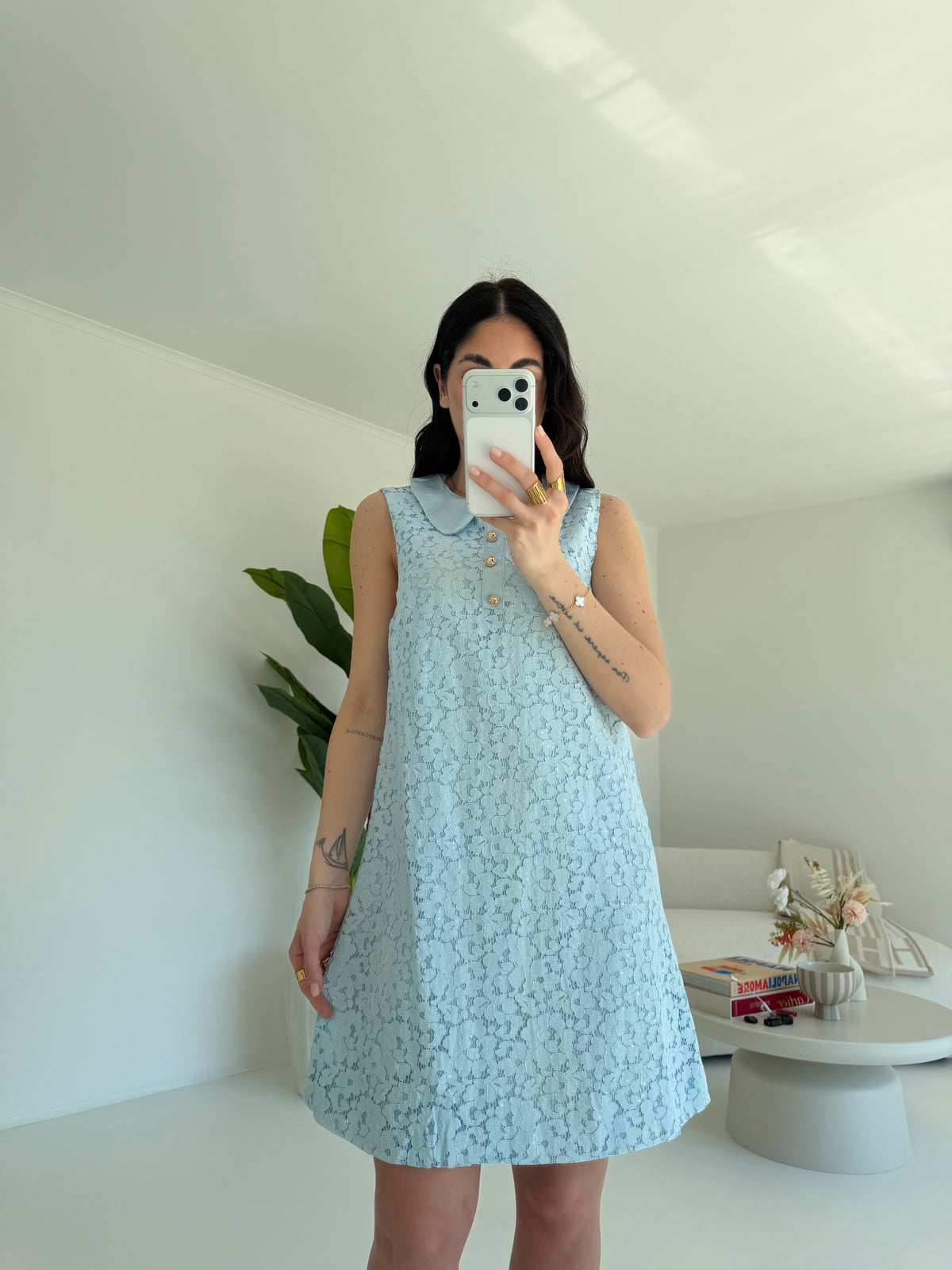 VMCJ-9846-MINI ABITO WINDSOR PASTELLO