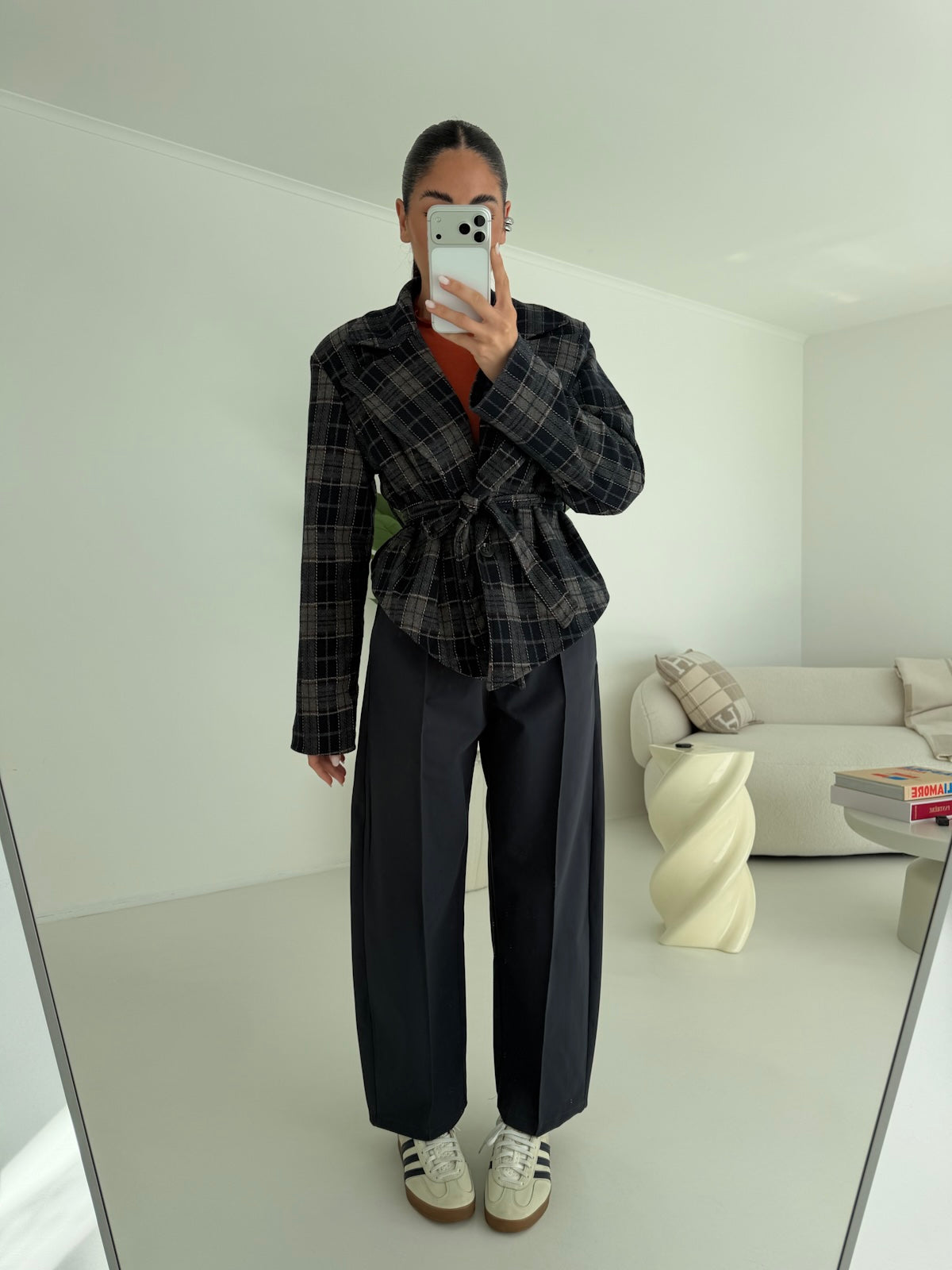 PANTALONE SLOUCHY NAVY