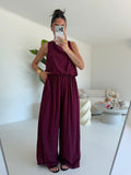 JUMPSUIT FATIMA BORDEAUX