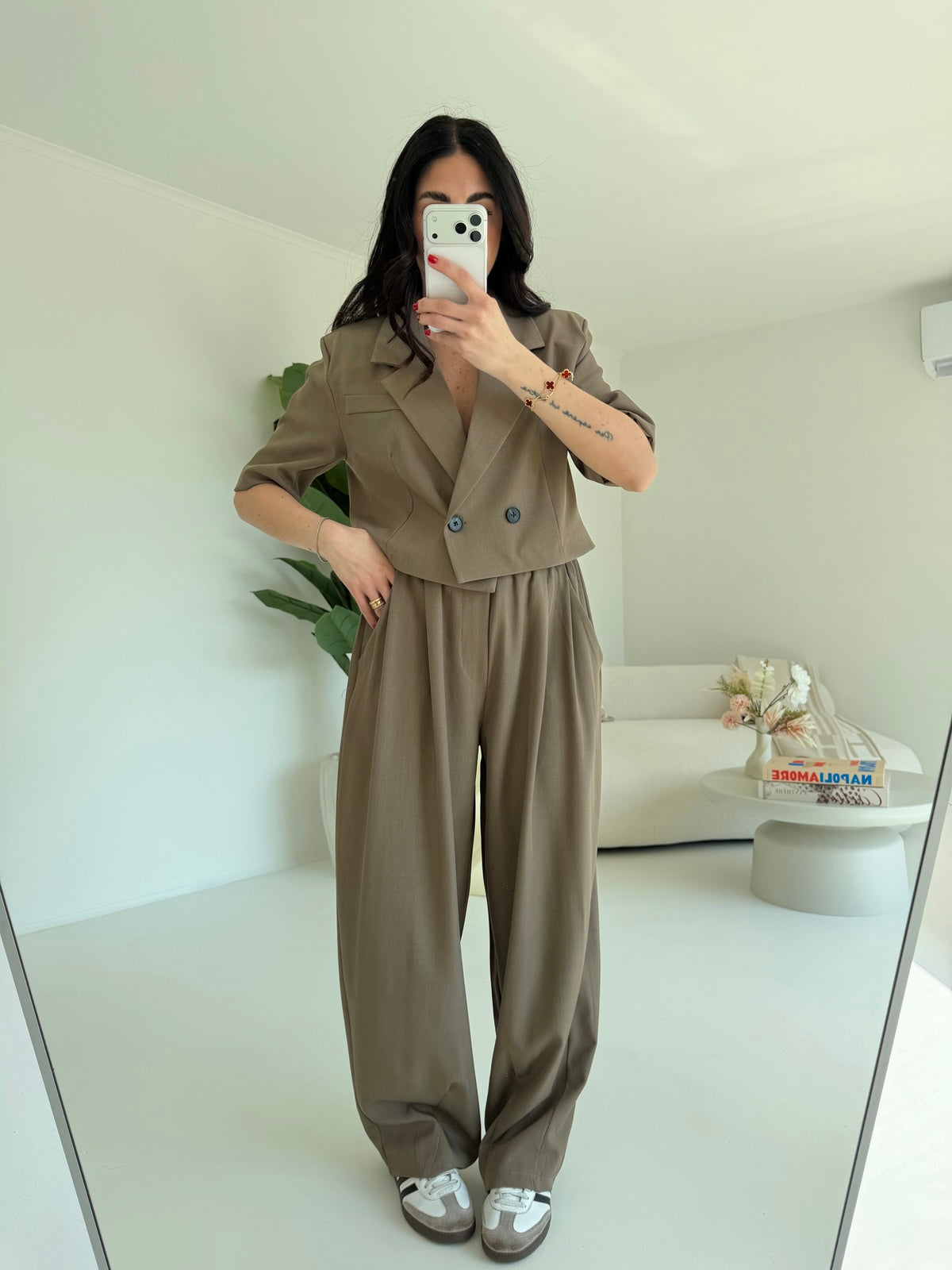 TAILLEUR MONICA TAUPE