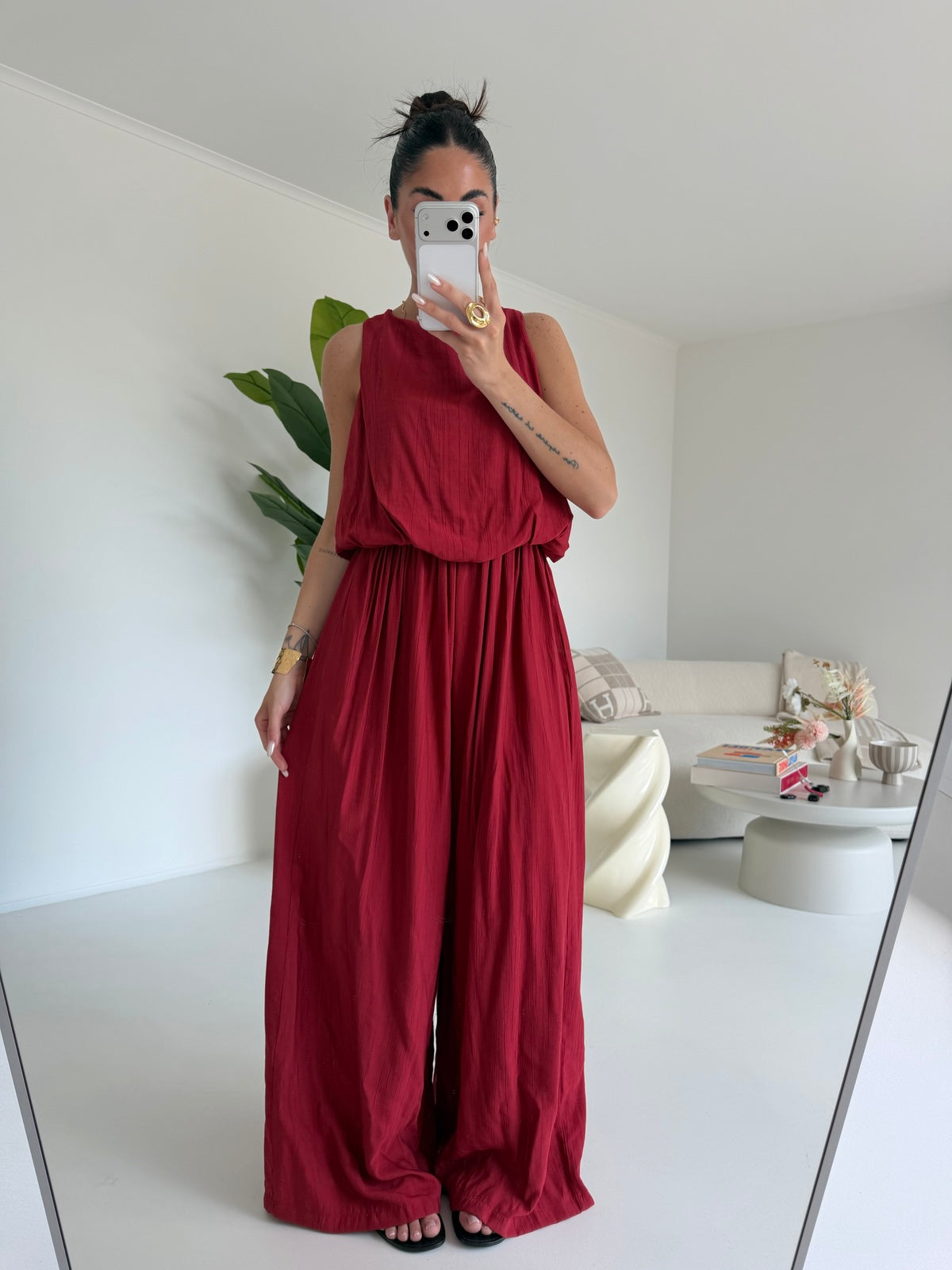 JUMPSUIT FATIMA CHERRY