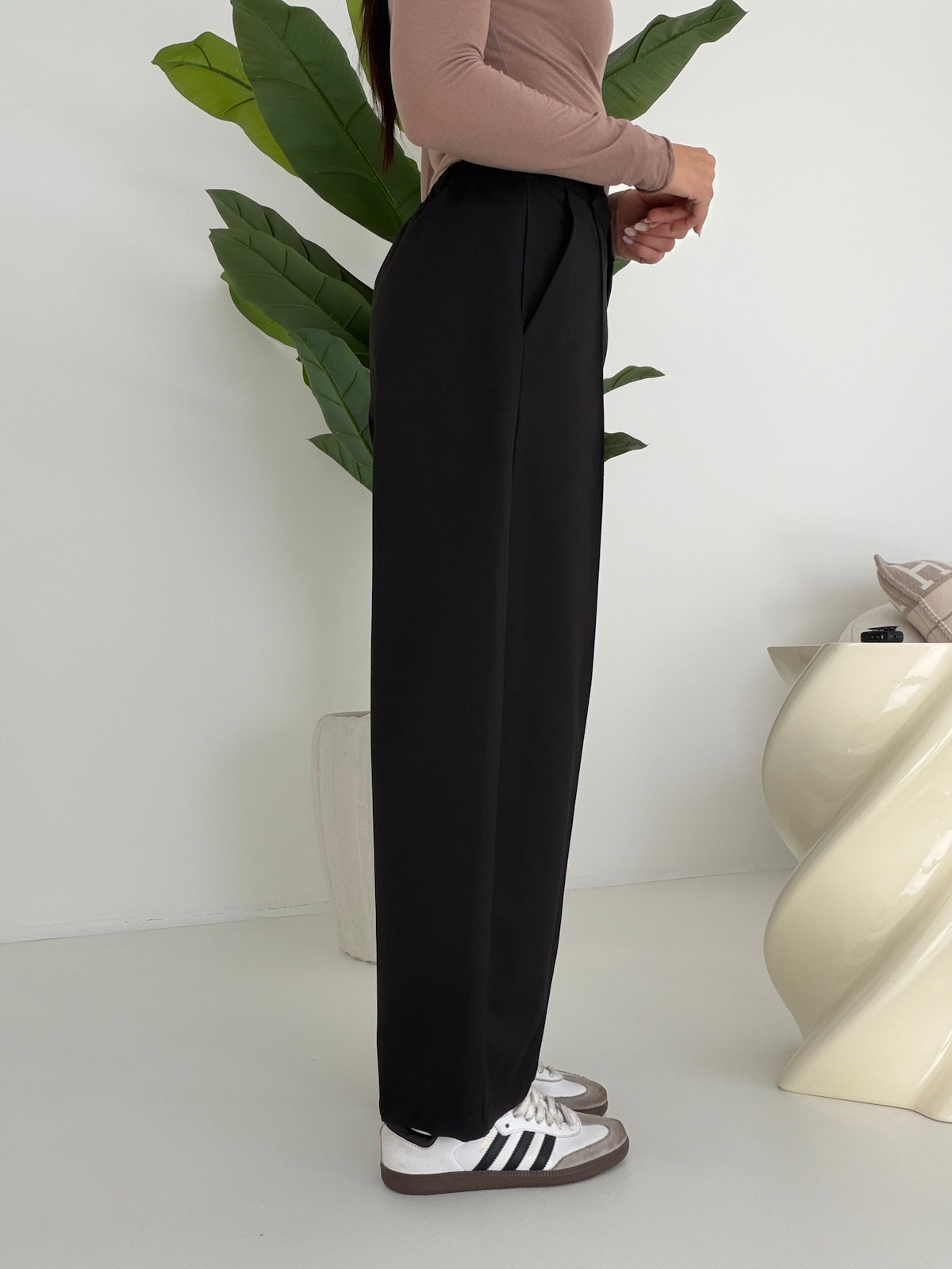 PANTALONE SLOUCHY NERO