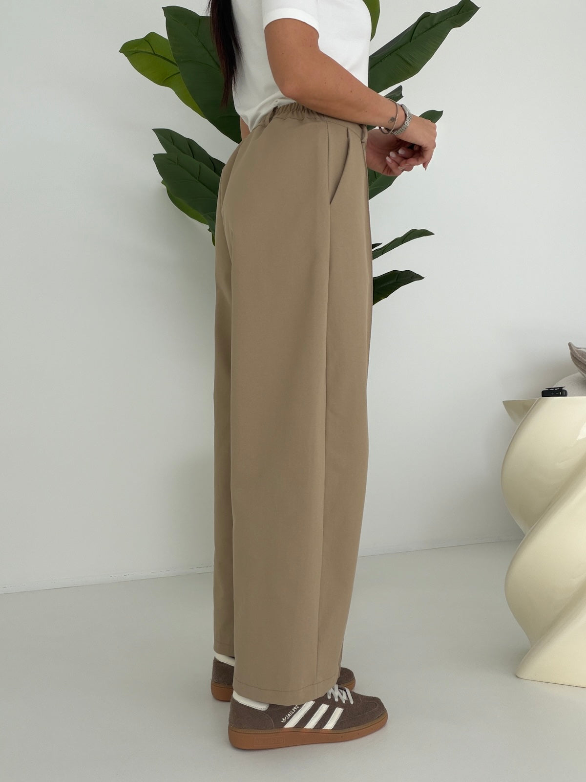 PANTALONE SLOUCHY BISCOTTO
