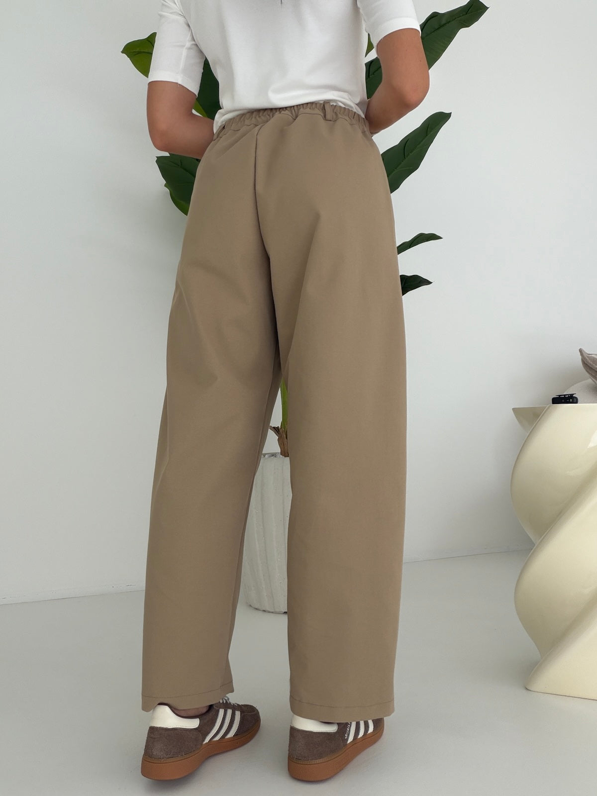 PANTALONE SLOUCHY BISCOTTO