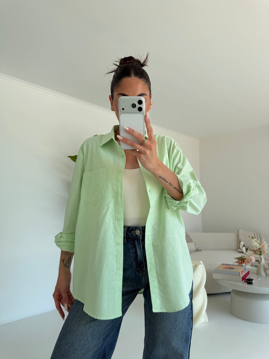 17117-CAMICIA WEEKLY MINT