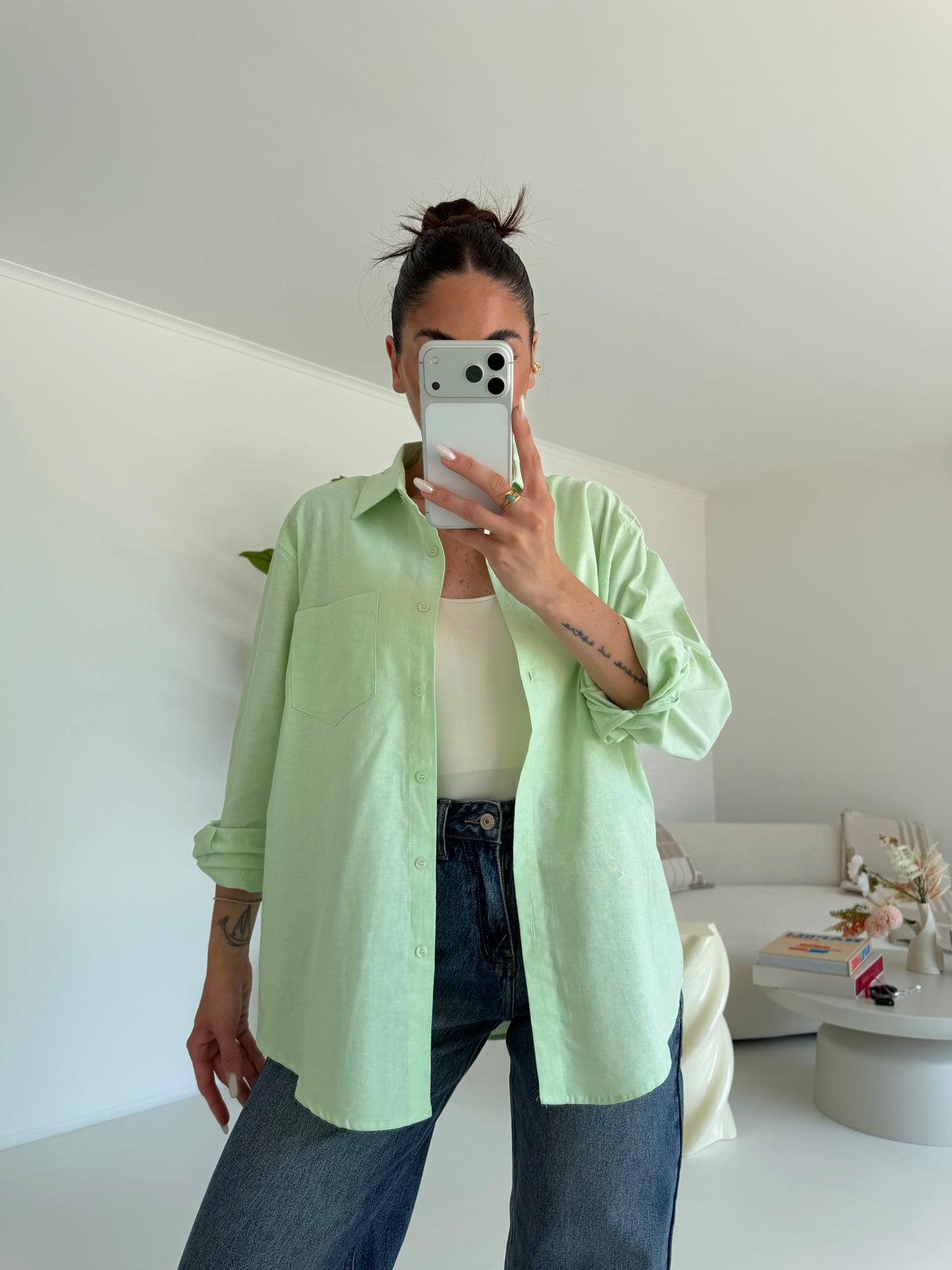 17117-CAMICIA WEEKLY MINT