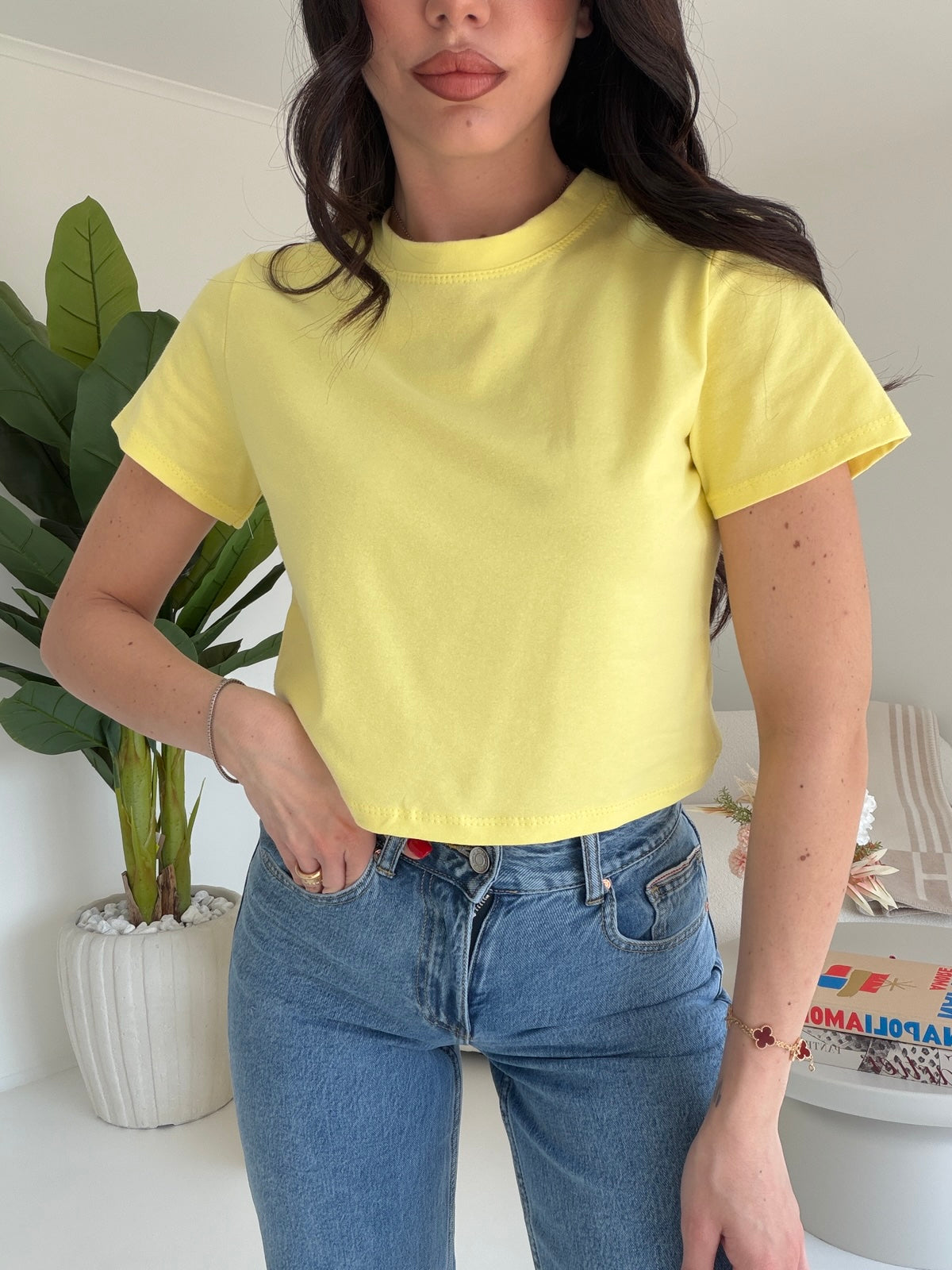 3074-T-SHIRT AMBER YELLOW