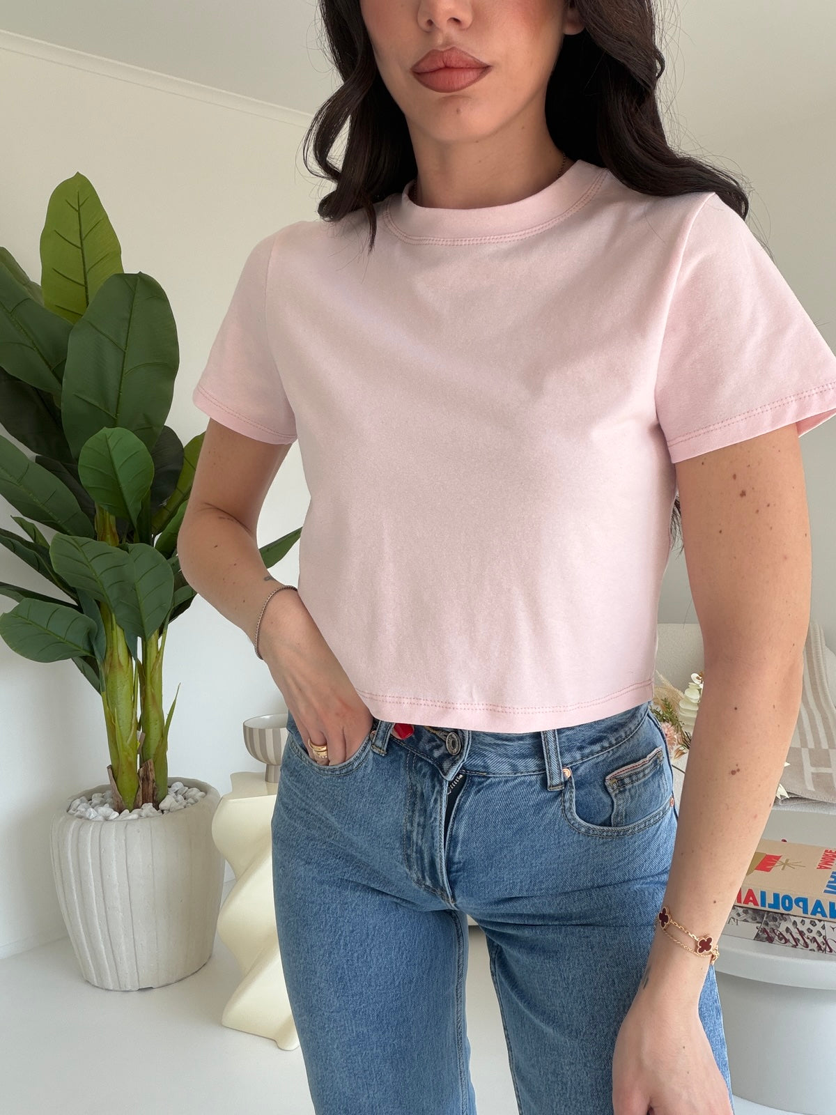 3074-T-SHIRT AMBER PINK