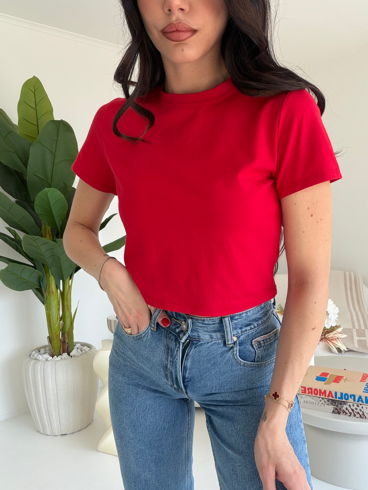 3074-T-SHIRT AMBER CHERRY