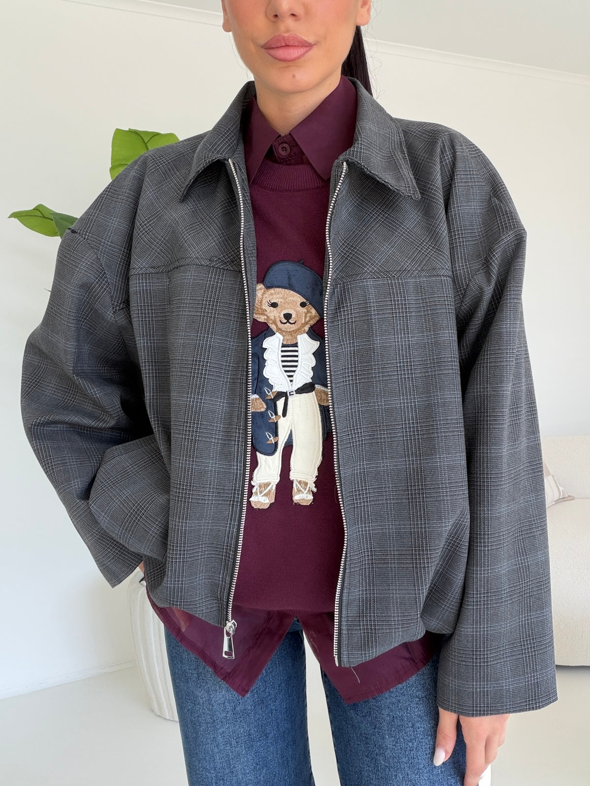 BOMBER EMPIRE GREY