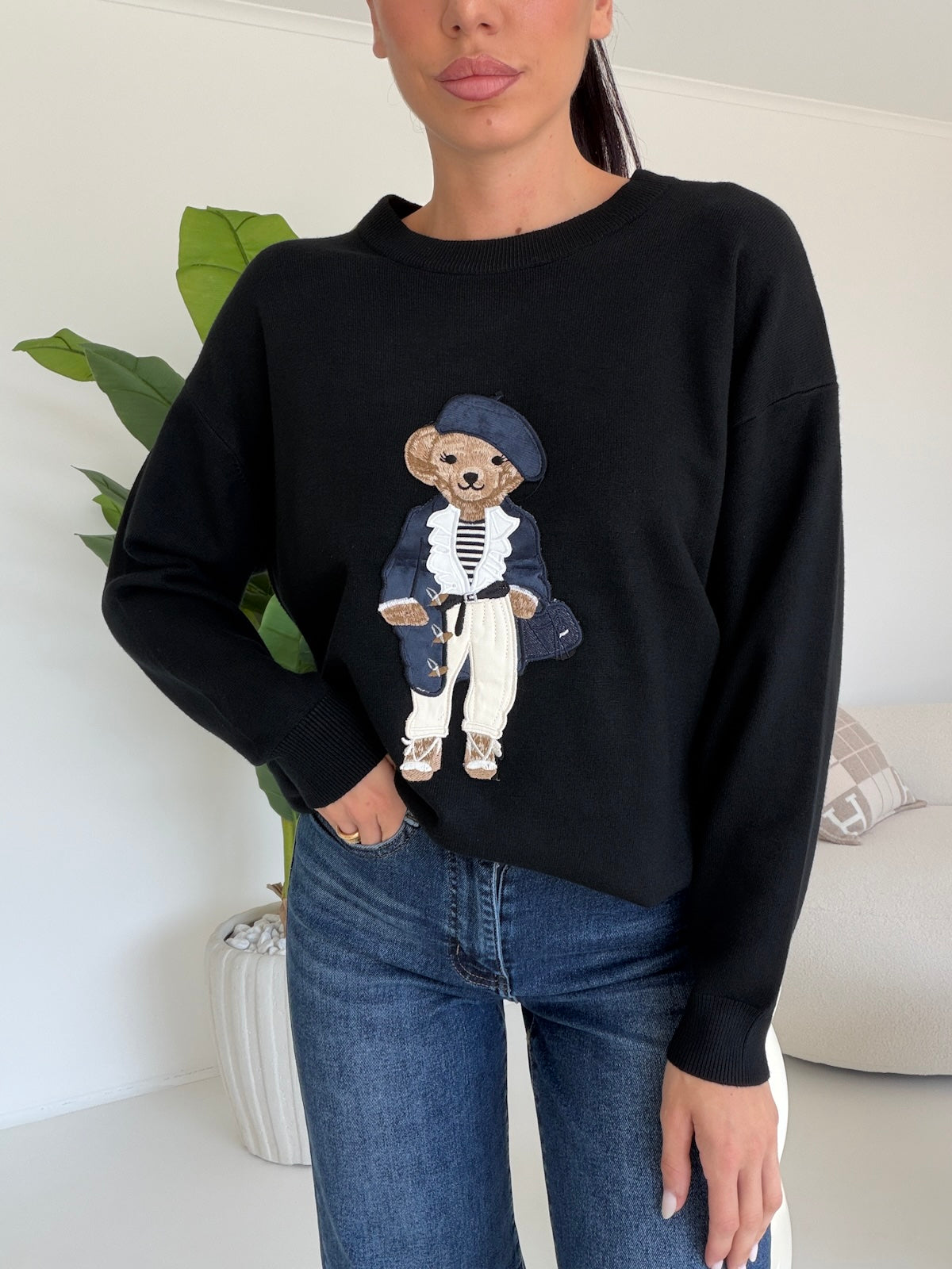 NBE84398-PULL LE CARETTE NERO