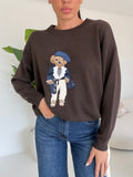 NBE84398-PULL LE CARETTE CHOCO