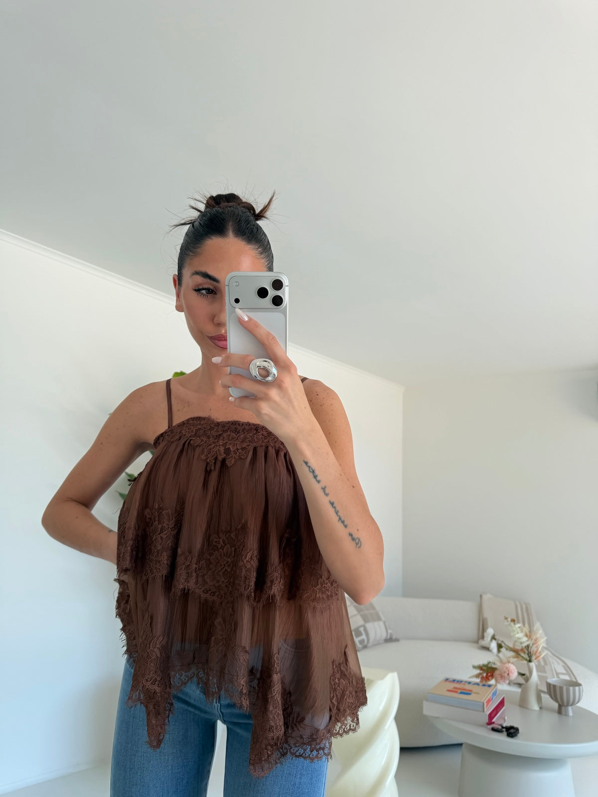 8051-BLUSA TUSCANY CHOCO