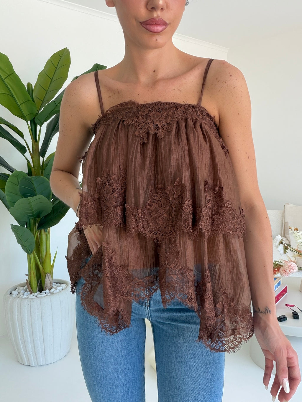 8051-BLUSA TUSCANY CHOCO