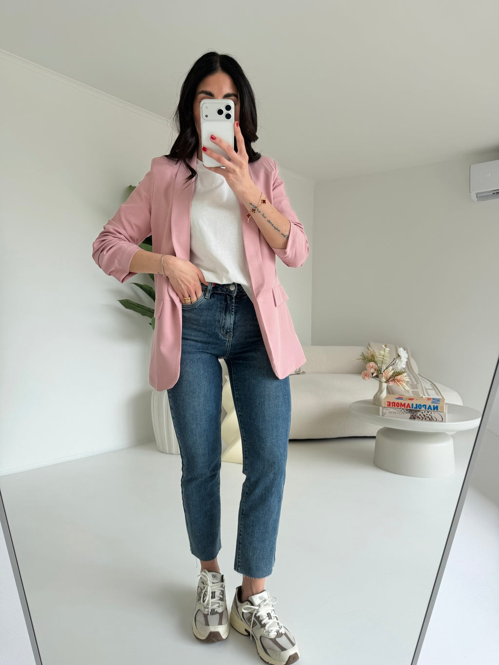 BLAZER 3/4 PINK