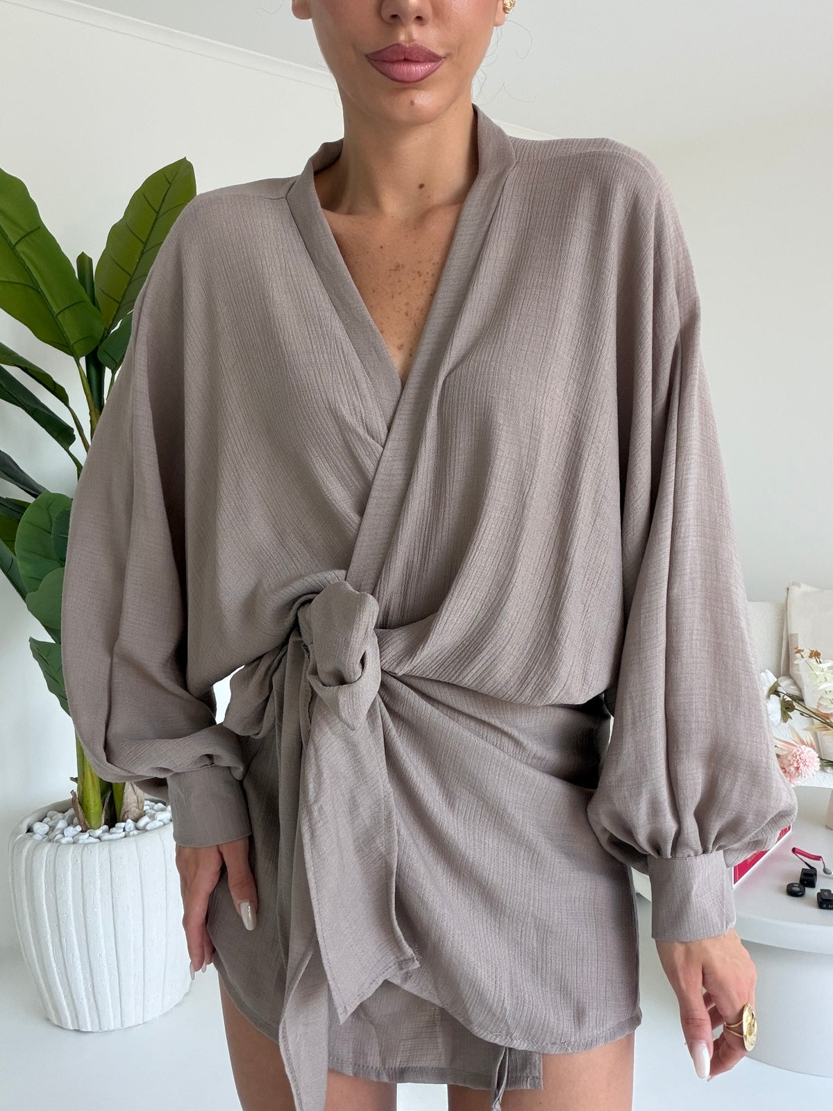 MINI ABITO LISBOA TAUPE